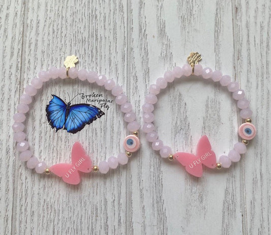 First Day of School Bracelets | Mommy and My bracelets || You Fly Girl || First Day of School Mommy and me bracelets